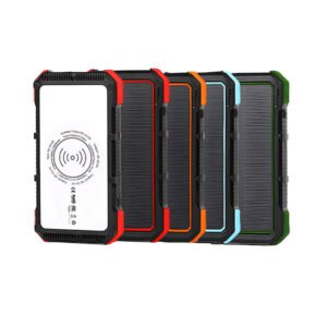 20000mAh Wireless Solar Power Bank with Camping Lights