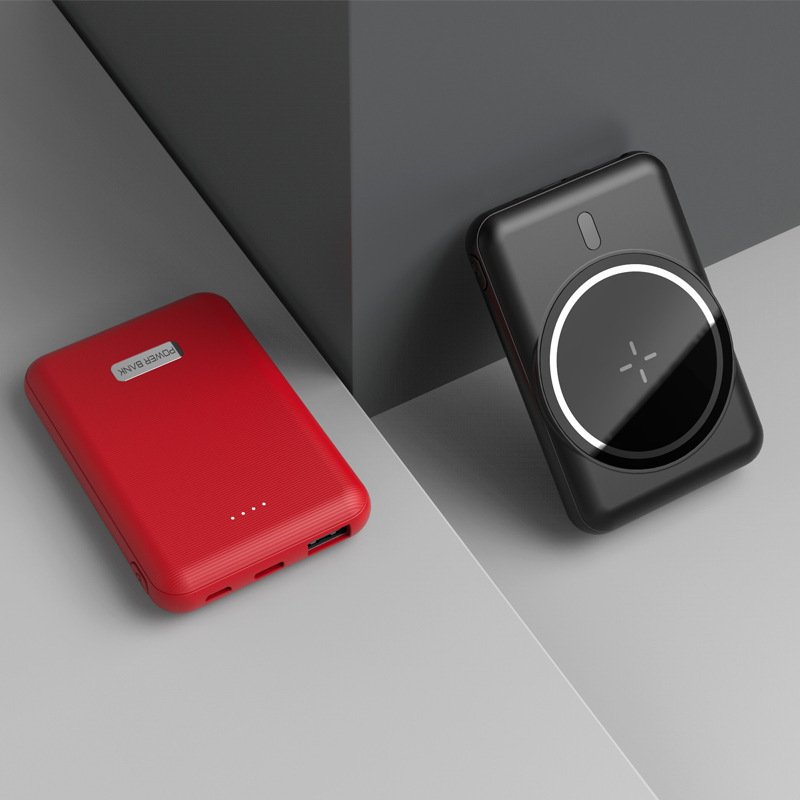 red and black flow pro magsafe power bank 1000010000mAh