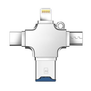 Four-port card reader