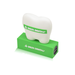 Creativo Power Bank de dibujos animados con forma de dientes
