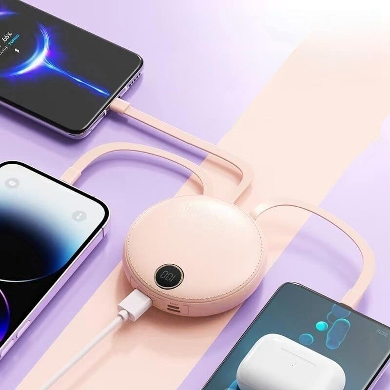 round wireless power bank