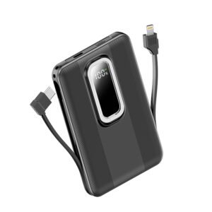 Ultra-thin Magnetic Power Bank with Detachable Built-in Cable