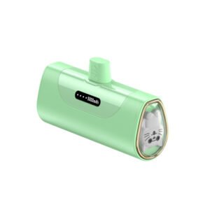 5000mAh plug-in capsule power bank with Cartoon character