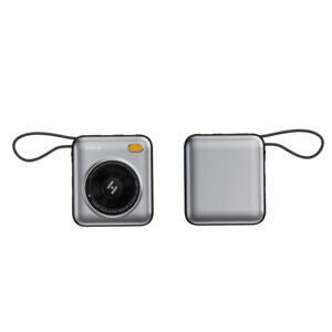 silver Square Camera power bank 10000