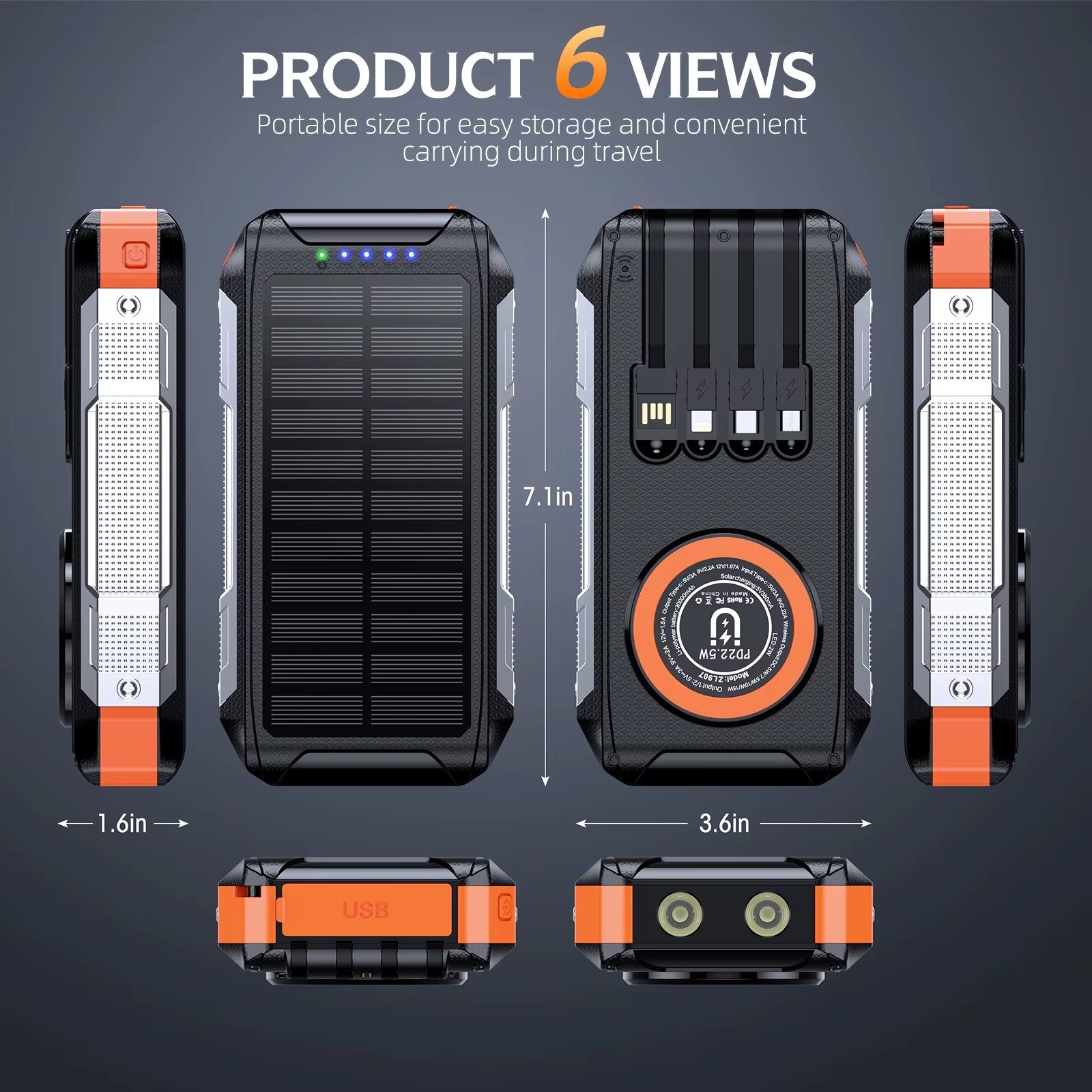 solar power bank for cell phone
