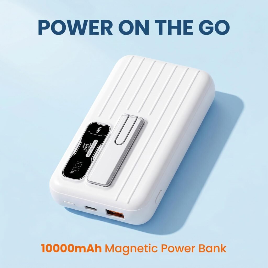 CHA-01 10000mAh Magnetic Power Bank – Power On The Go