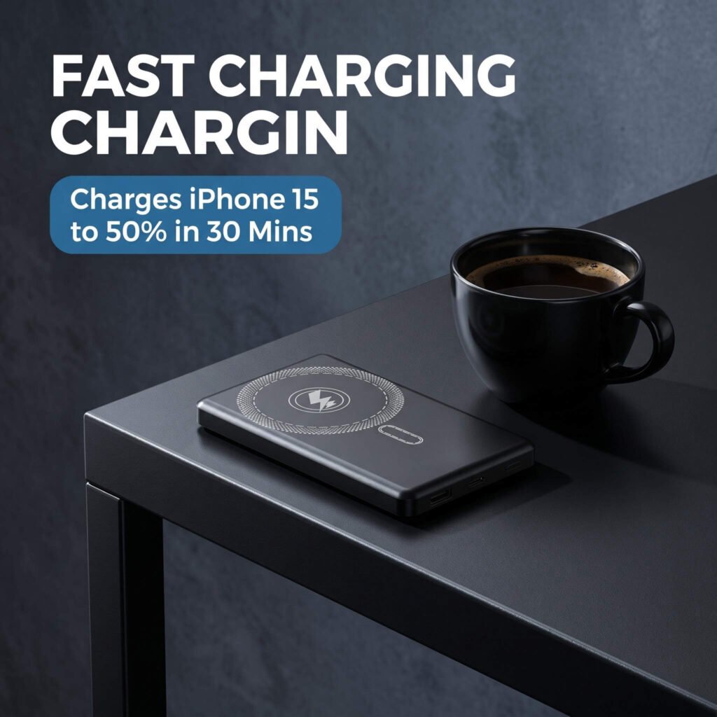 MAG17-30-Minute Fast Charge to 50% for iPhone 15